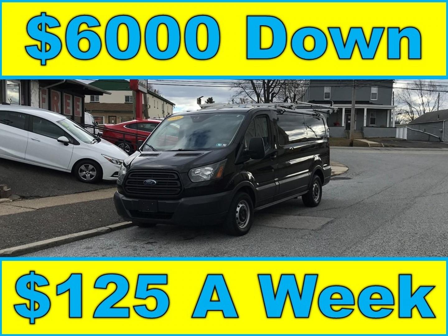 2016 Black /Black Ford Transit 150 (1FTYE1YM2GK) with an 3.7 V6 engine, Automatic transmission, located at 577 Chester Pike, Prospect Park, PA, 19076, (610) 237-1015, 39.886154, -75.302338 - Photo#0